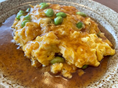 蟹缶使った天津飯